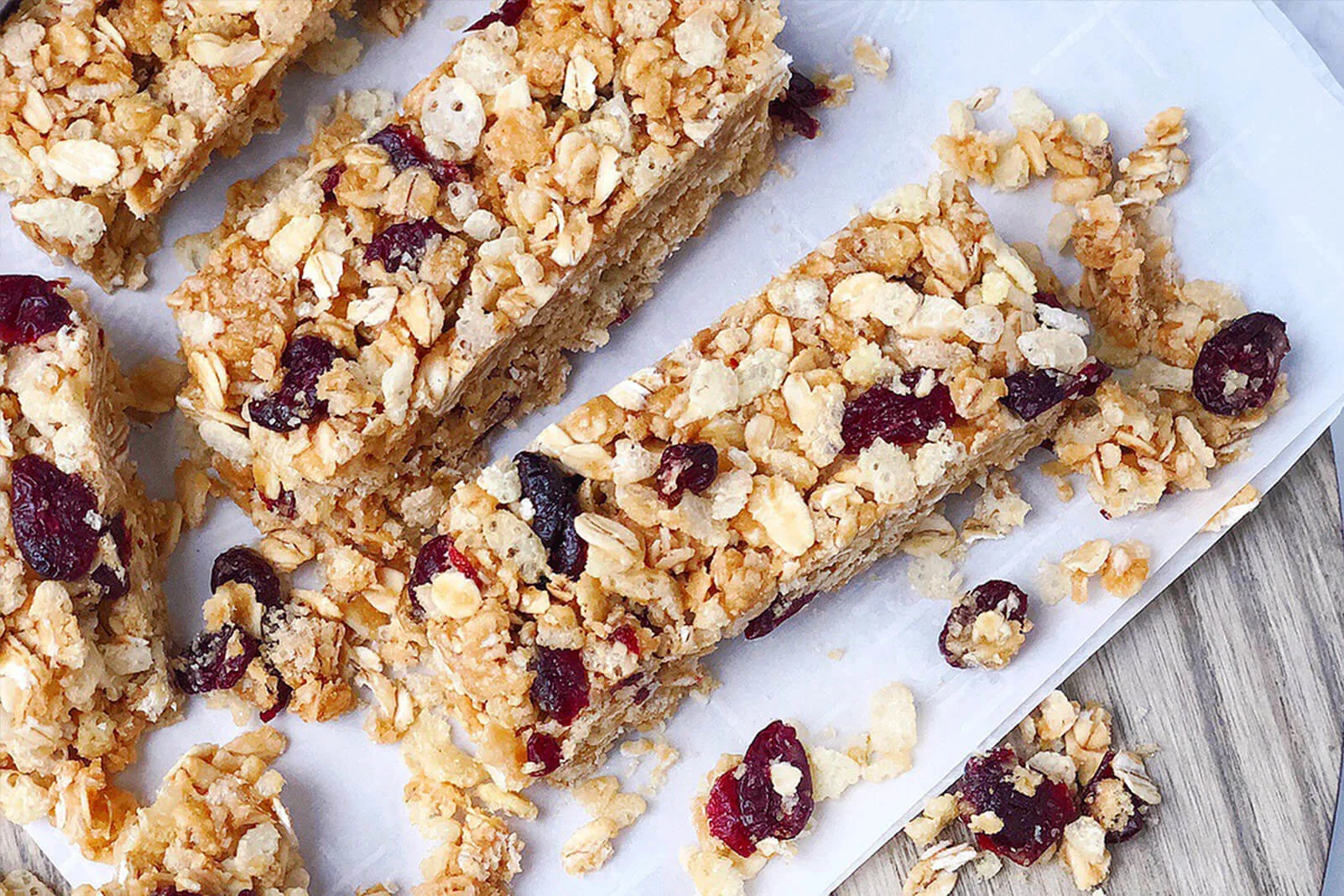 Peanut Butter Cranberry Oat Bars